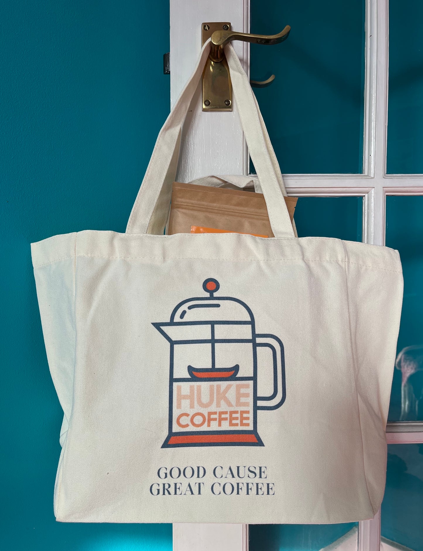 Huke Coffee Tote Bag - Designed by Luke