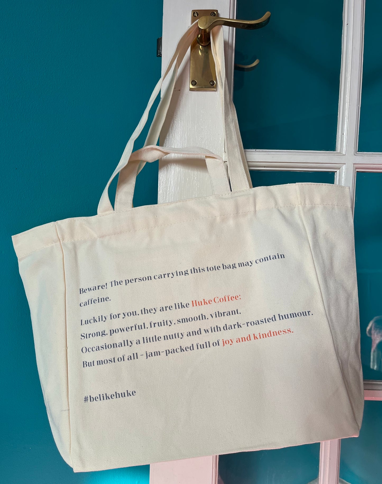 Huke Coffee Tote Bag - Designed by Luke