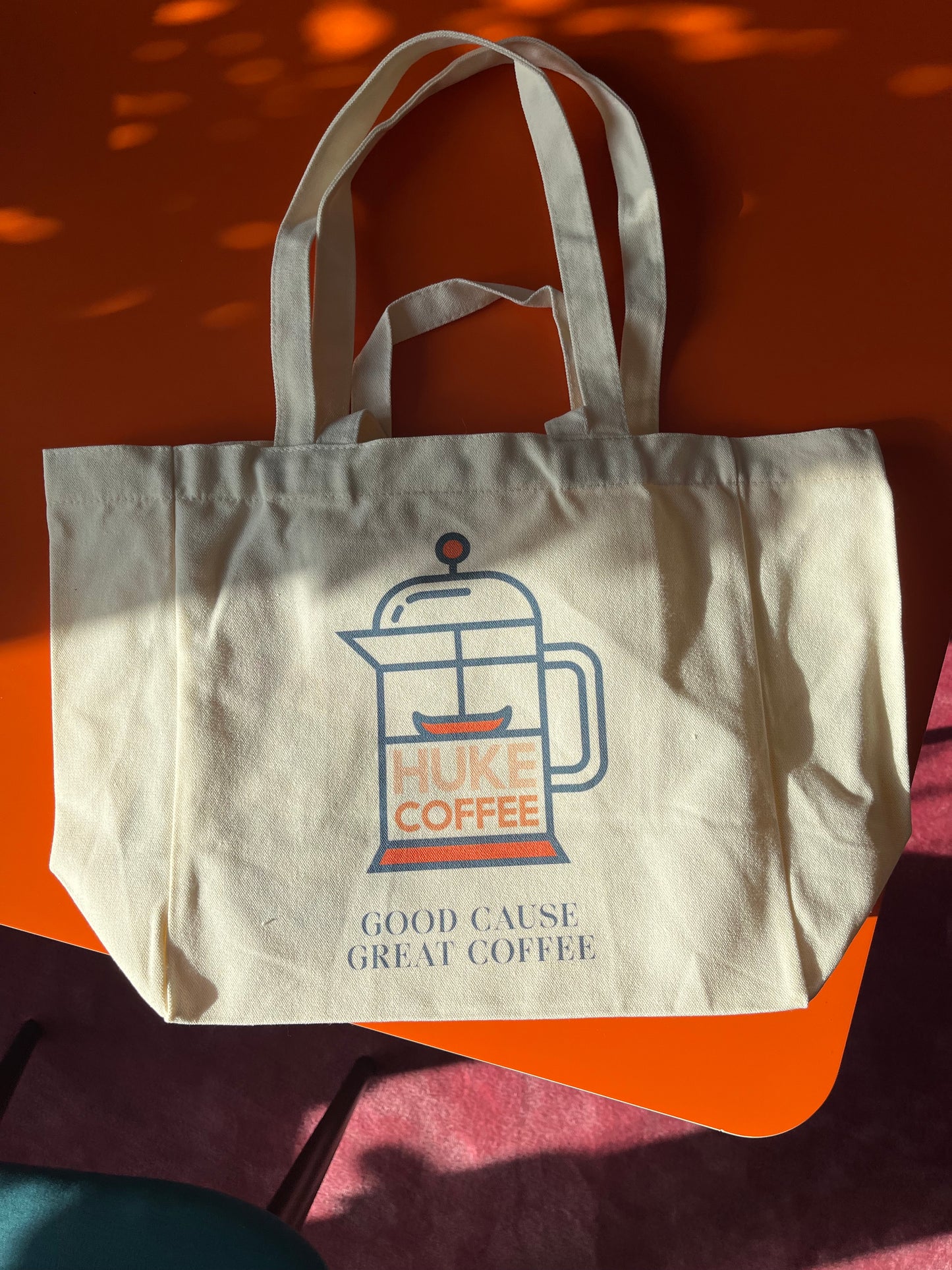 Huke Coffee Tote Bag - Designed by Luke